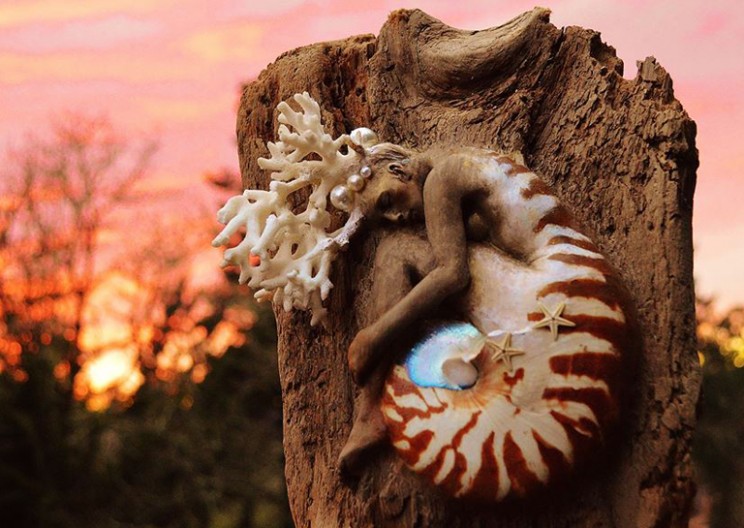 Artist Creates Ocean Treasures from the Sea's Materials