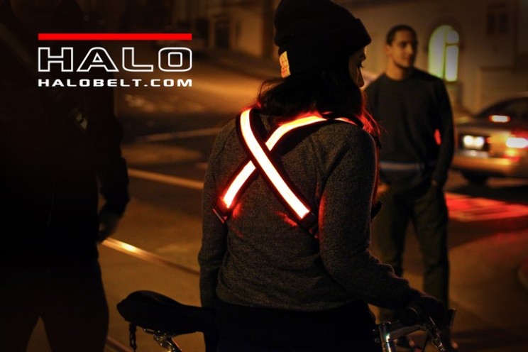 TRON-like Wearable Tech Halo Belt Keeps You Safe at Night