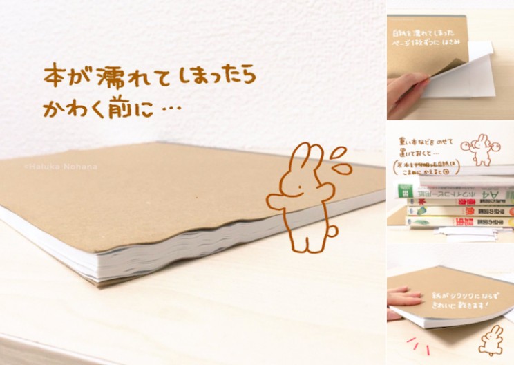 Clumsy? No Worries! You Can Save Wet Book Pages in a Few Steps