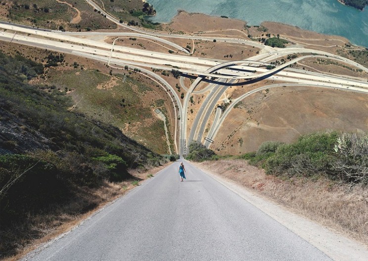 Laurent Rosset Turns Landscapes into Surreal Waves