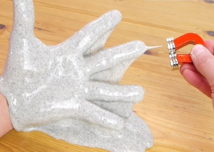 Make OOZING Magnetic Slime at Home