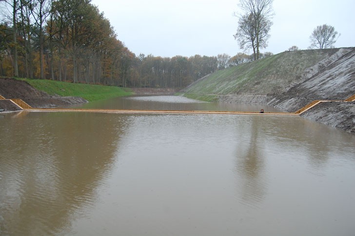 Sunken Moses Bridge in Netherlands gives you walking across water effect