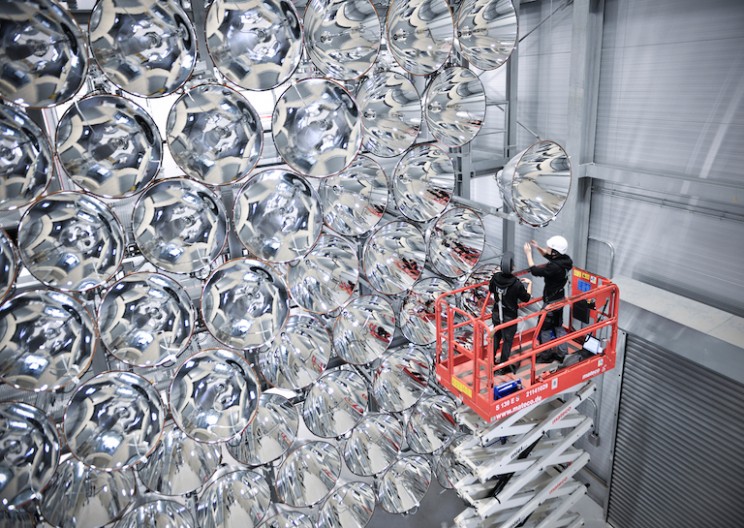The World's Largest Artificial Sun 'Synlight' Rises in Germany