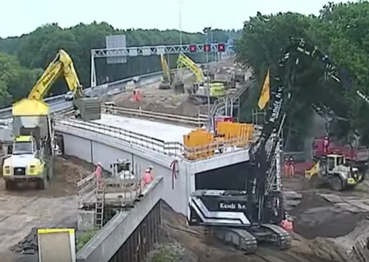 Tunnel Built Under a Highway in 2 Days