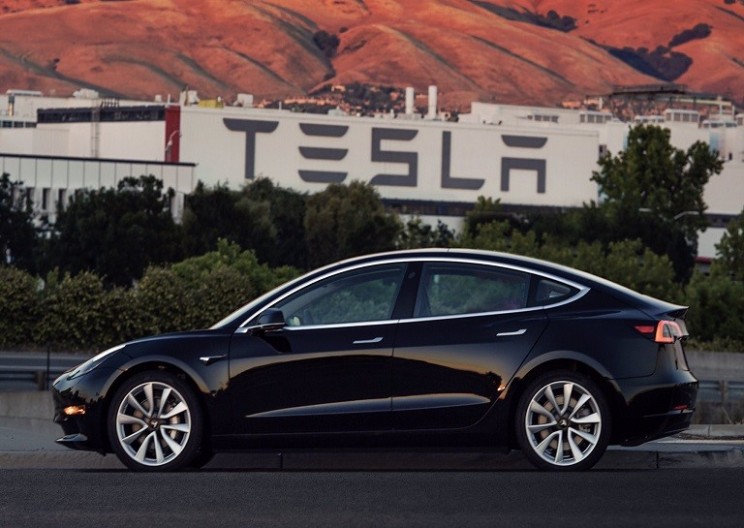 Elon Musk Reveals Photos of First Production Tesla Model 3
