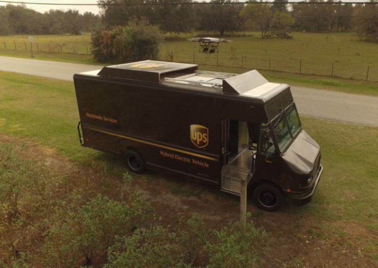UPS Delivery Drone Nearly Smashes During Demonstration