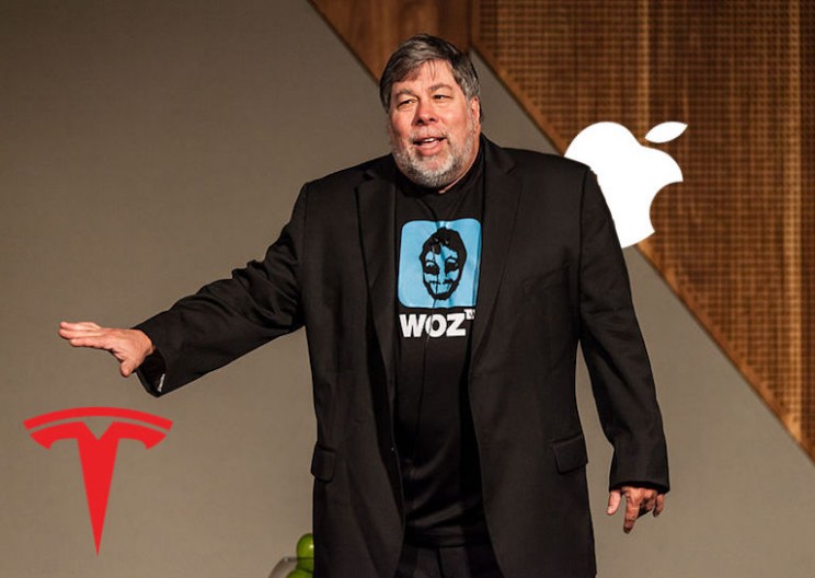 Apple Cofounder Wozniak Bets on Tesla for the Next 'Moonshot' Technology