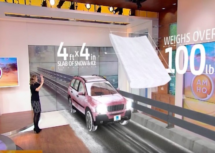 The Weather Channel Uses Augmented Reality for Safety Demonstration