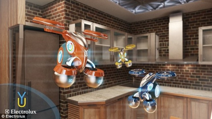 Flying drones could be the bartenders in the home of the future