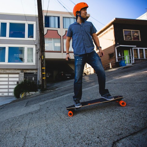 Self-Charging Electric Skateboard