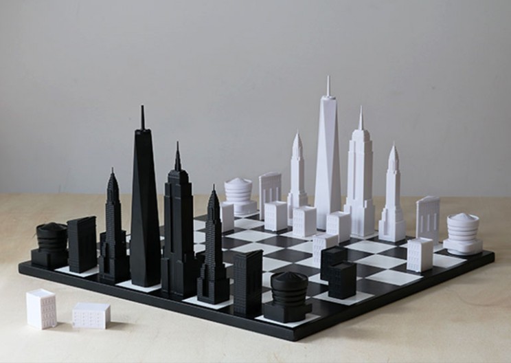 This Extraordinary Chess Set Features Iconic New York City Buildings