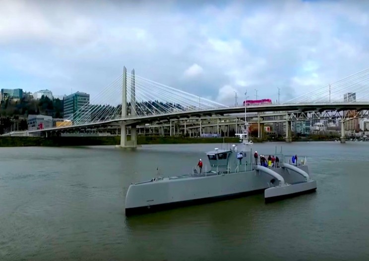 DARPA's New Autonomous High-Speed Submarine Hunting Ship