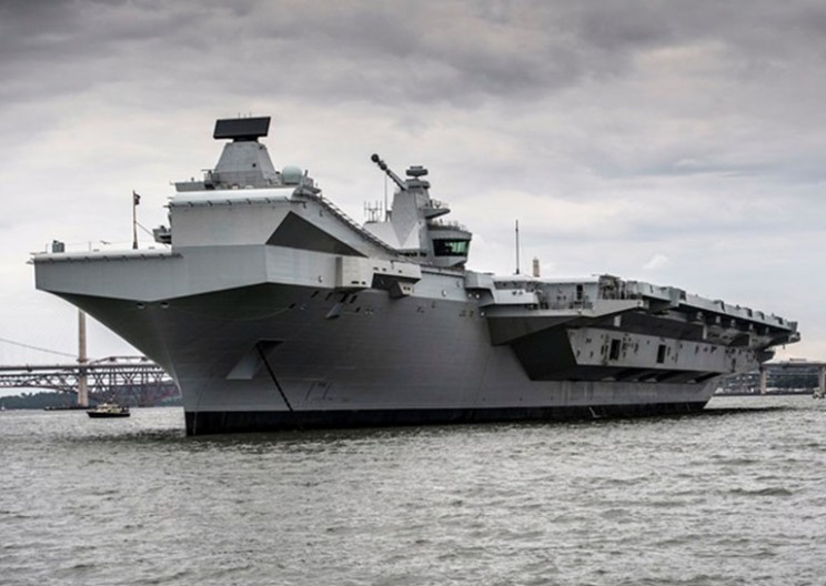 This Amateur Drone Landed on the UK's Biggest Warship and Nobody Noticed