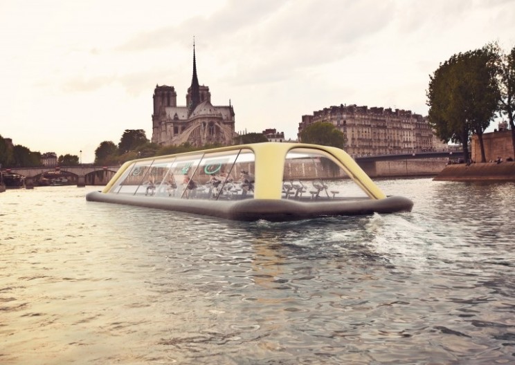 Paris's Floating Gym Powered by Human Energy