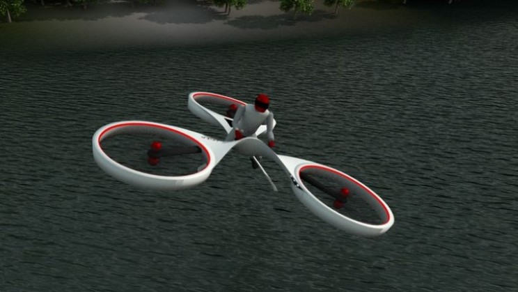 Flike personal tricopter gets first manned flight test