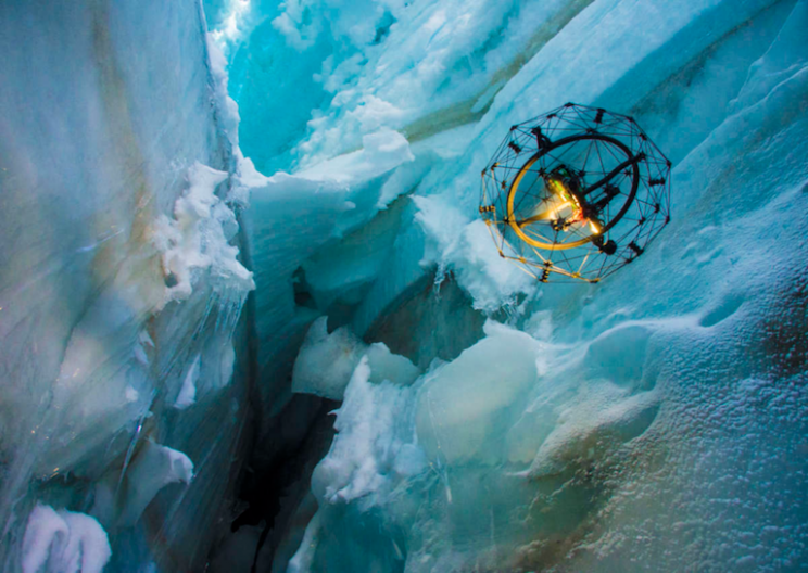 Collision Resistant Drone Goes Where Humans Can't