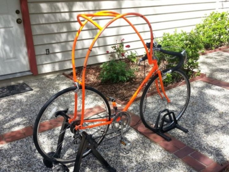 The Flying Rider bike leaves you hanging