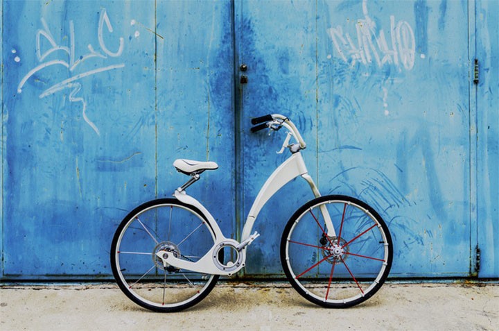 The foldable electric Gi-Bike packs in all you need for compact travel