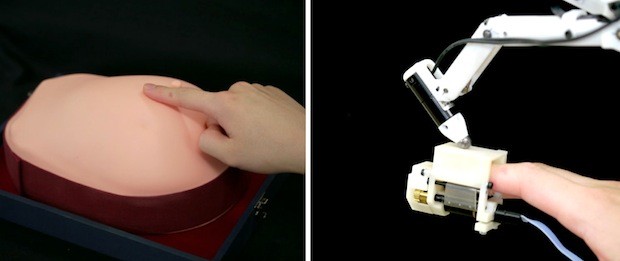 New robotic glove gives you the sensation of touching boobs