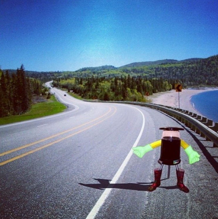 HitchBOT gets a thumbs up on highways in Canada