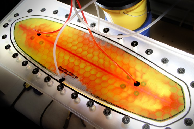 Hydroflex kickstarts lightweight skateboards