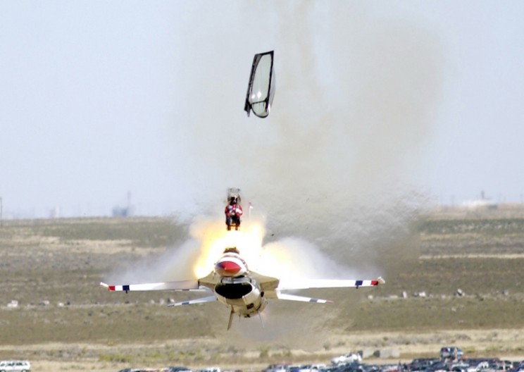 What it's Like to Eject From a Plane at Supersonic Speeds