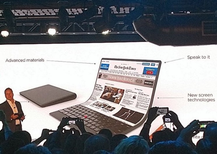 Lenovo's Latest Laptop Concept Has a Flexible Screen You Can Roll up