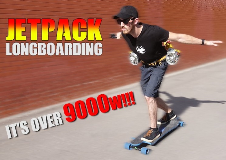 Turbine-Powered Longboard is as Crazy as you Expected