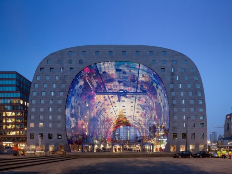 The Markthal market: These residents don’t have far to travel to go to market