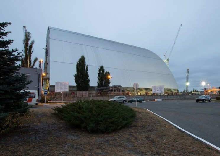 New Chernobyl Shelter Finally Slides into Place