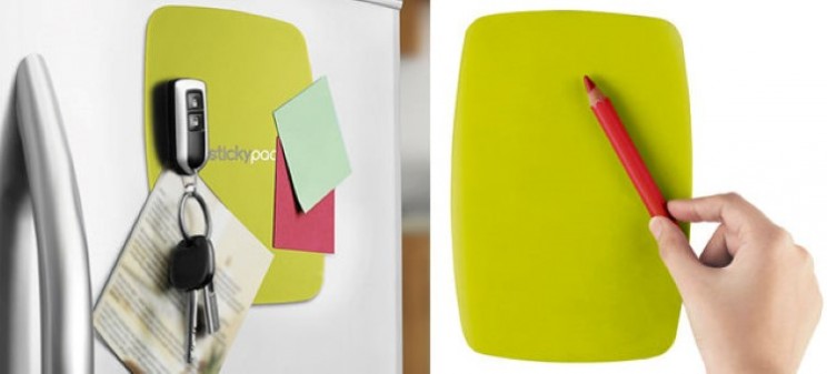 Siconi silicone sticky tablet mats stick everything to your fridge