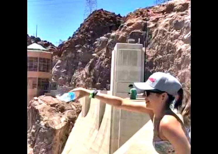 WATCH: Pour Water Upwards at the Hoover Dam