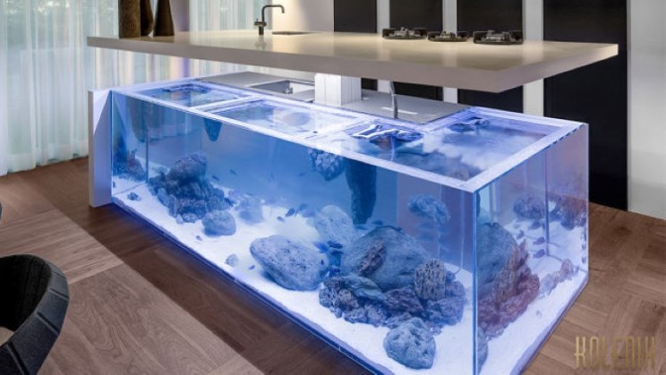 The Ocean Island brings the ocean into your kitchen