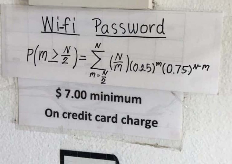 Trying to Get This Restaurant's WiFi Password Confused the Internet