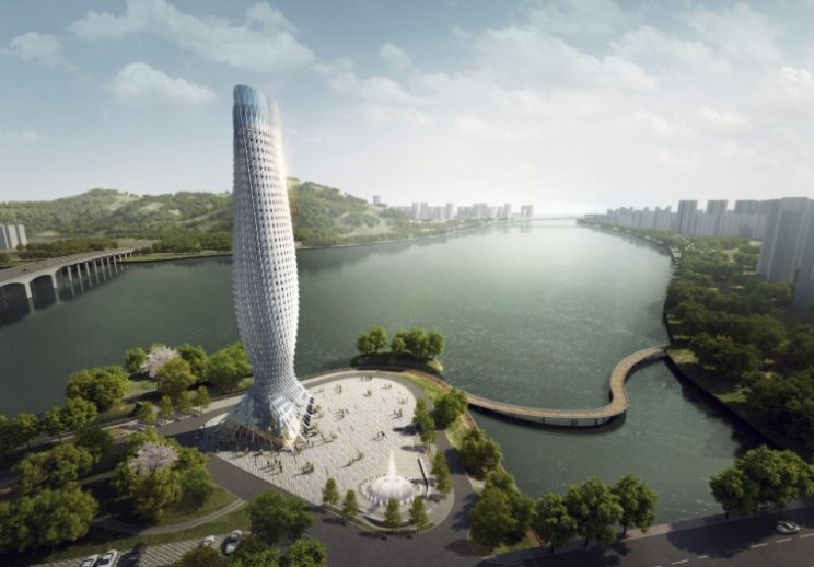There’s something fishy about the Doumen Observation Tower