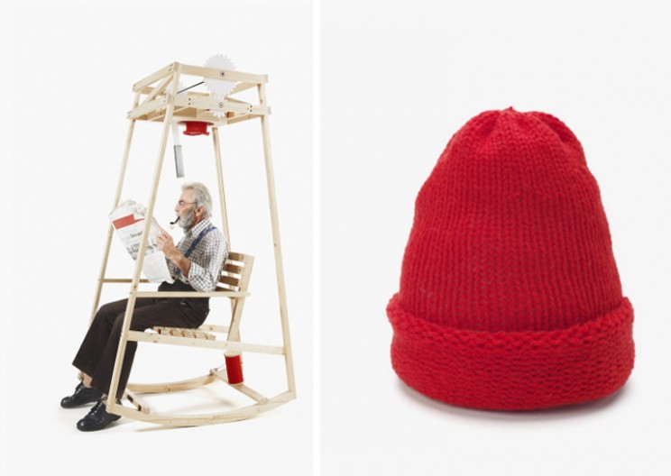 Rocking Chair Knits A Hat While You Rock