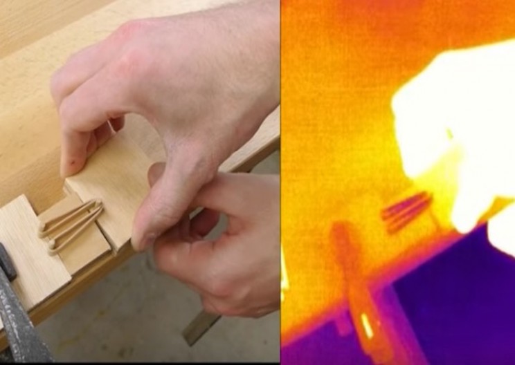 Engineer Builds Slightly-Working Mini Fridge with Rubber Bands