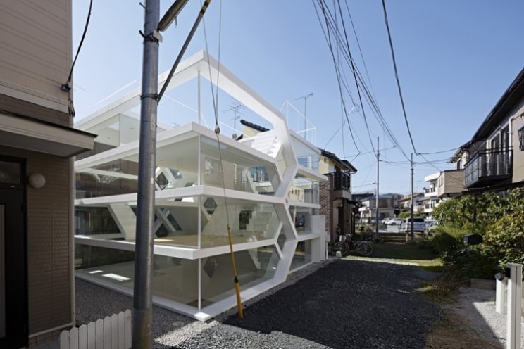 Living in the S-House is like living inside a goldfish bowl