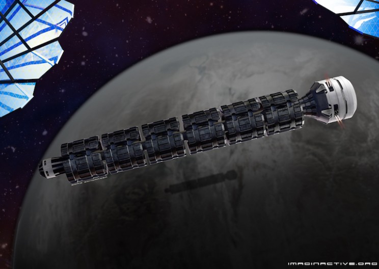 Imaginactive Develops Space Train that can Get to Mars in 2 Days