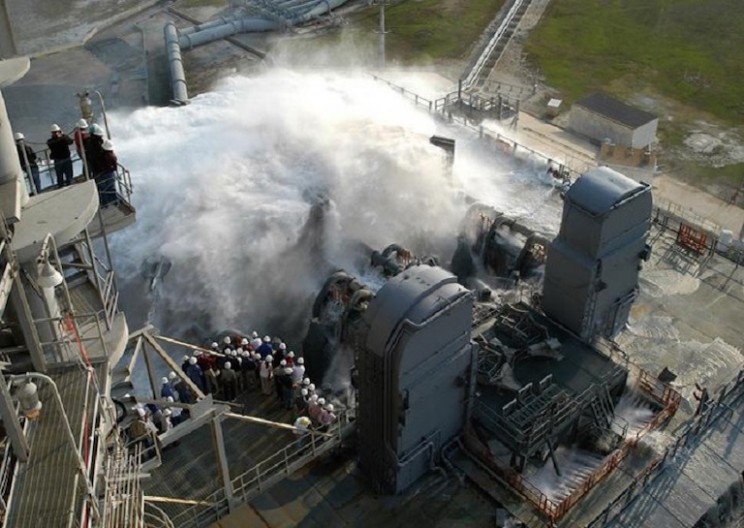 NASA's Incredible Sound Suppression System Prevents Rockets from Exploding