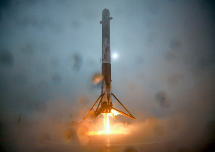 SpaceX Makes History: Lands Rocket On Floating Drone Ship