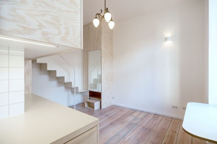 Designers of small apartment in Germany make most of the space