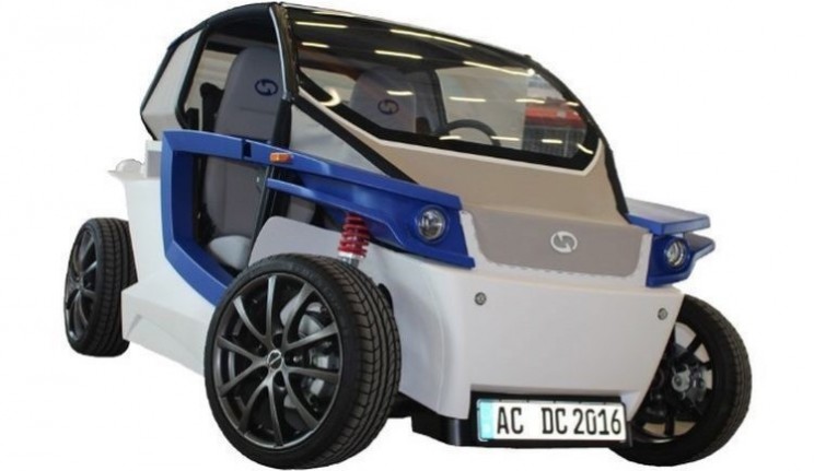 3D printed prototype electric car from StreetScooter