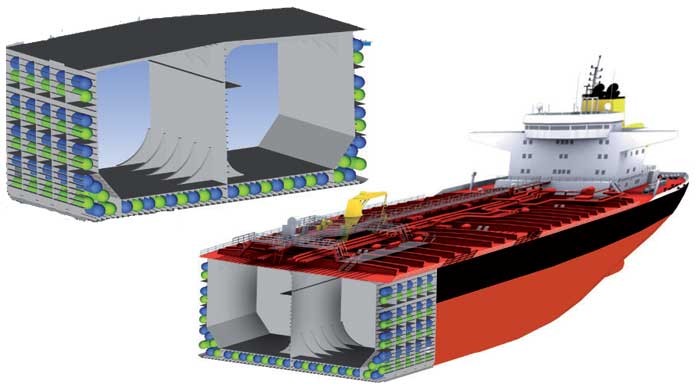 EU project develops air bag ship rescue system to prevent sinking