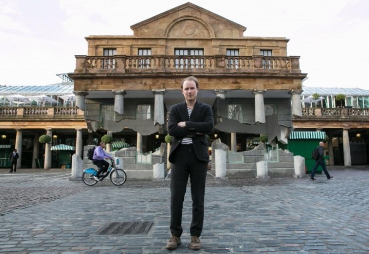 Covent Garden levitating building leaves Londoners awestruck
