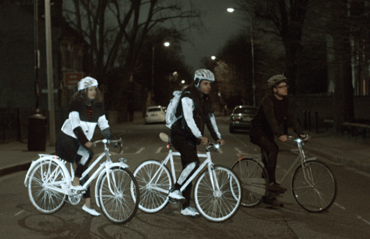 Volvo Life Paint could save cyclist's lives
