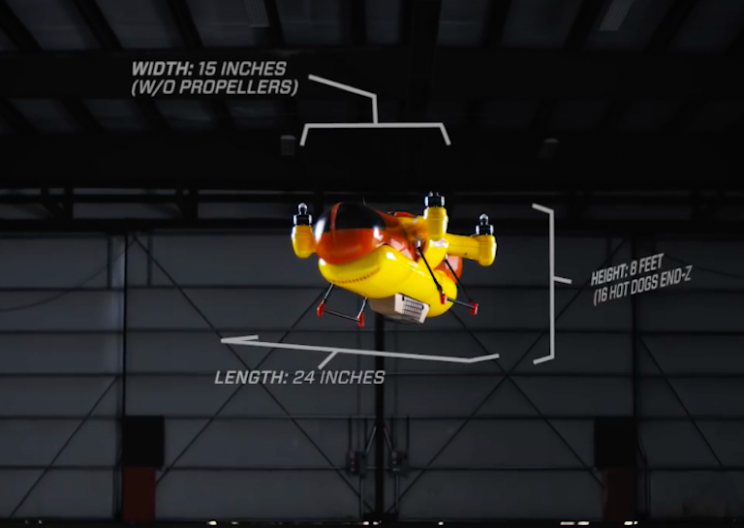 This Tasty-Looking Drone Is Built to Rain Down Hot Dogs on People