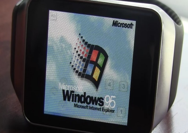 Hacker Installed Windows 95 on his Smartwatch