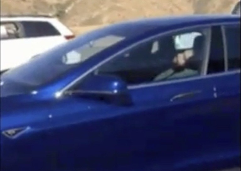 Tesla Driver Caught on Camera Sleeping Behind the Wheel on Autopilot