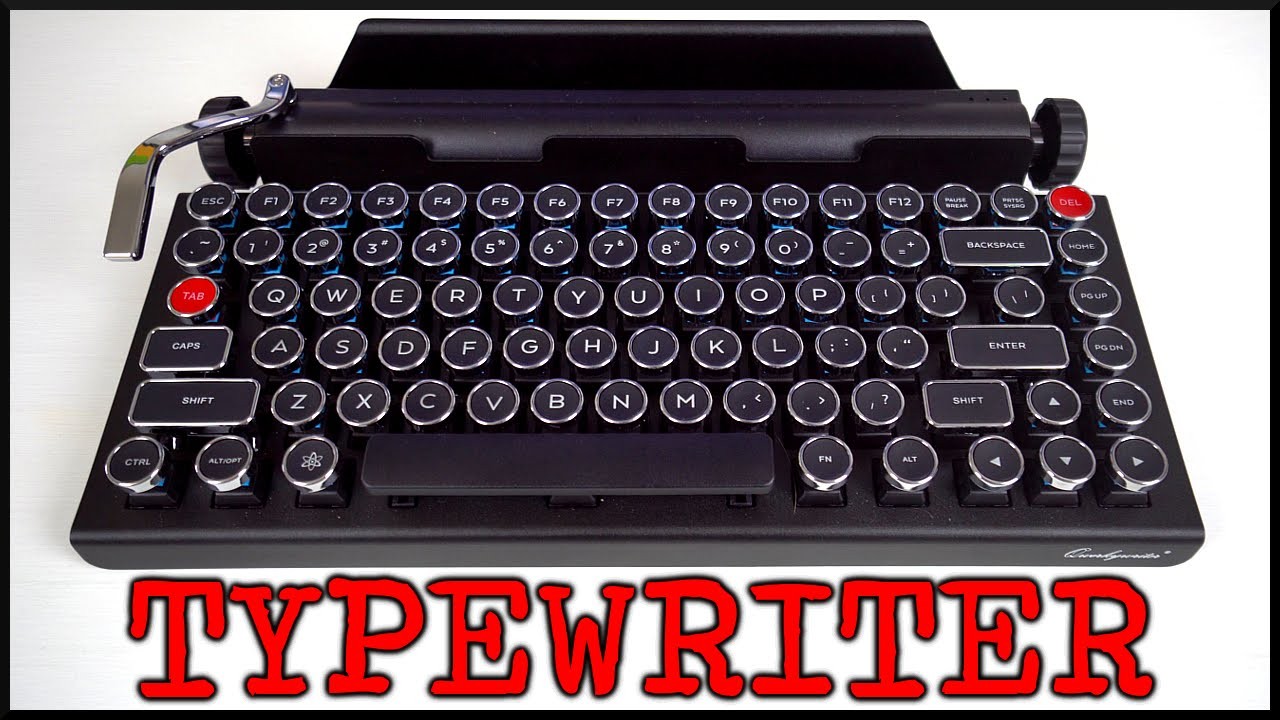 This Wireless Keyboard Can Turn a Modern Device Into a Retro Typewriter